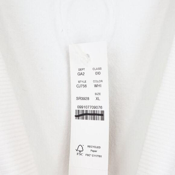 J.Crew Sweater Shell Premium Ultra Fine Cotton White Size XL NWT - Picture 5 of 8